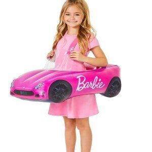 Barbie Classic Car Halloween Costume Inflatable Step In Pink One Size Girls 4+